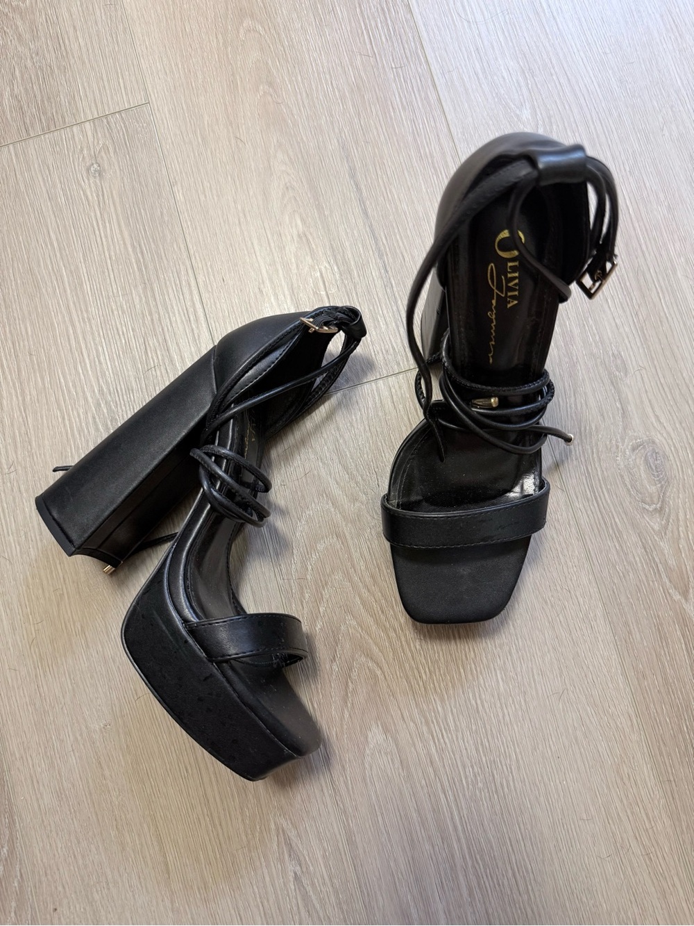 Platform Lace Up Heels